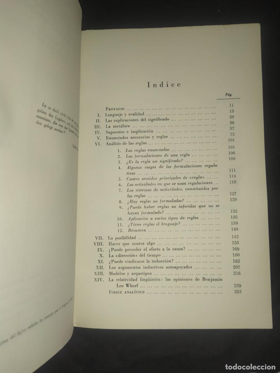Libros de segunda mano: MODELOS Y MET&Aacute;FORAS &ndash; MAX BLACK &ndash; ESTRUCTURA Y FUNCI&Oacute;N, EDITORIAL TECNOS - Foto 4