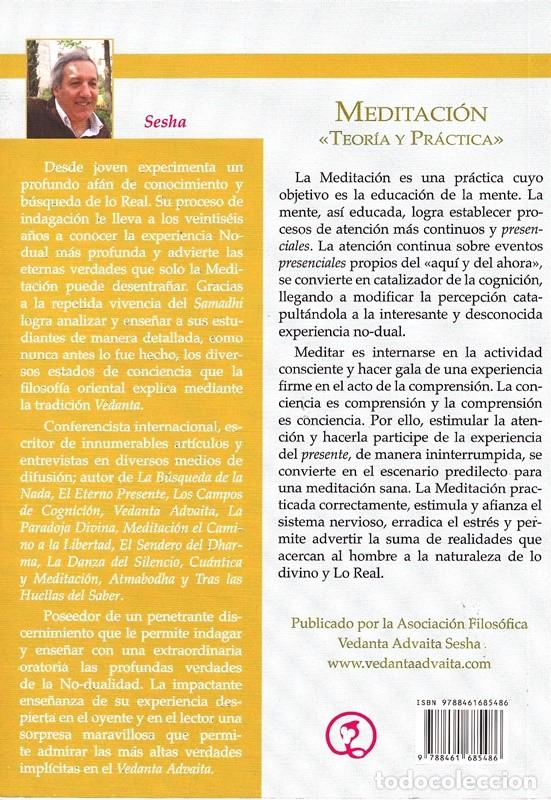 Libros de segunda mano: MEDITACI&Oacute;N TEOR&Iacute;A Y PR&Aacute;CTICA SESHA - Foto 2
