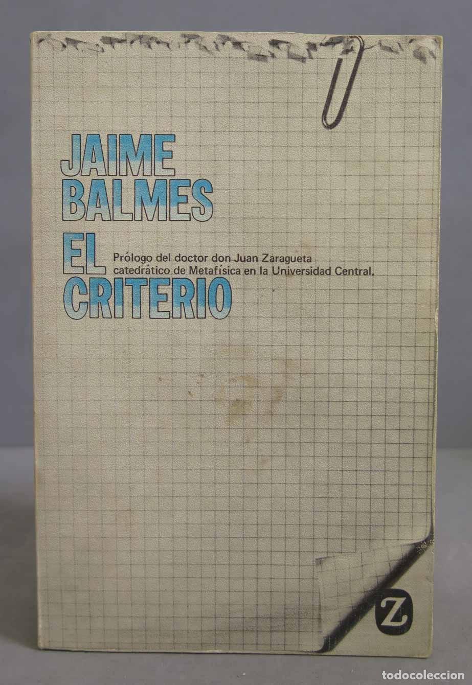 Libros de segunda mano: EL CRITERIO. BALMES - Foto 1
