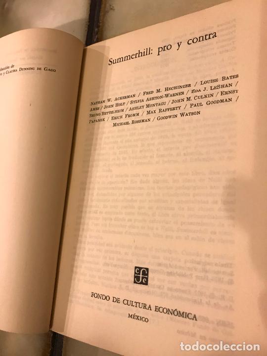 Libros de segunda mano: Pro y contra. Summerhill. PEDIDO M&Iacute;NIMO 5&euro; - Foto 3