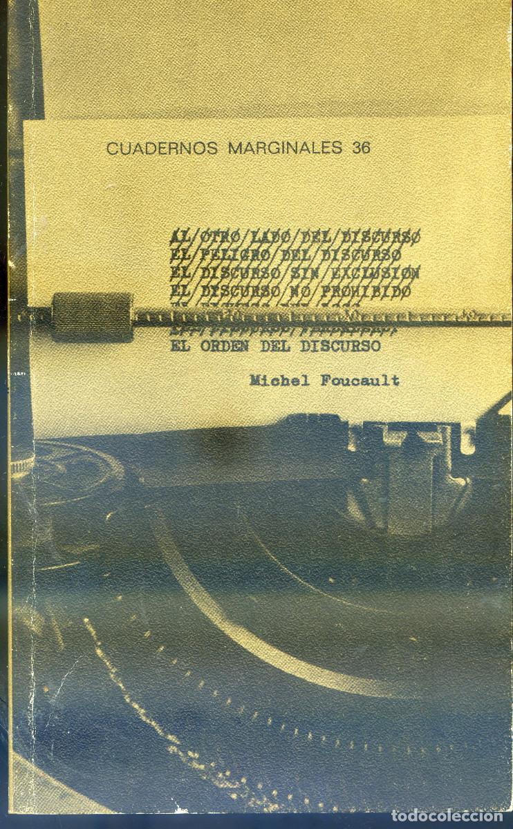 Libros de segunda mano: FOUCAULT, Michel : El orden del discurso - Foto 1