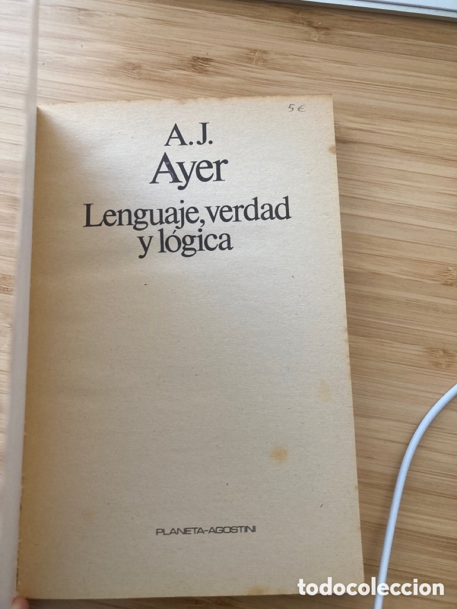 Libros de segunda mano: Lenguaje, verdad y l&oacute;gica - Foto 3