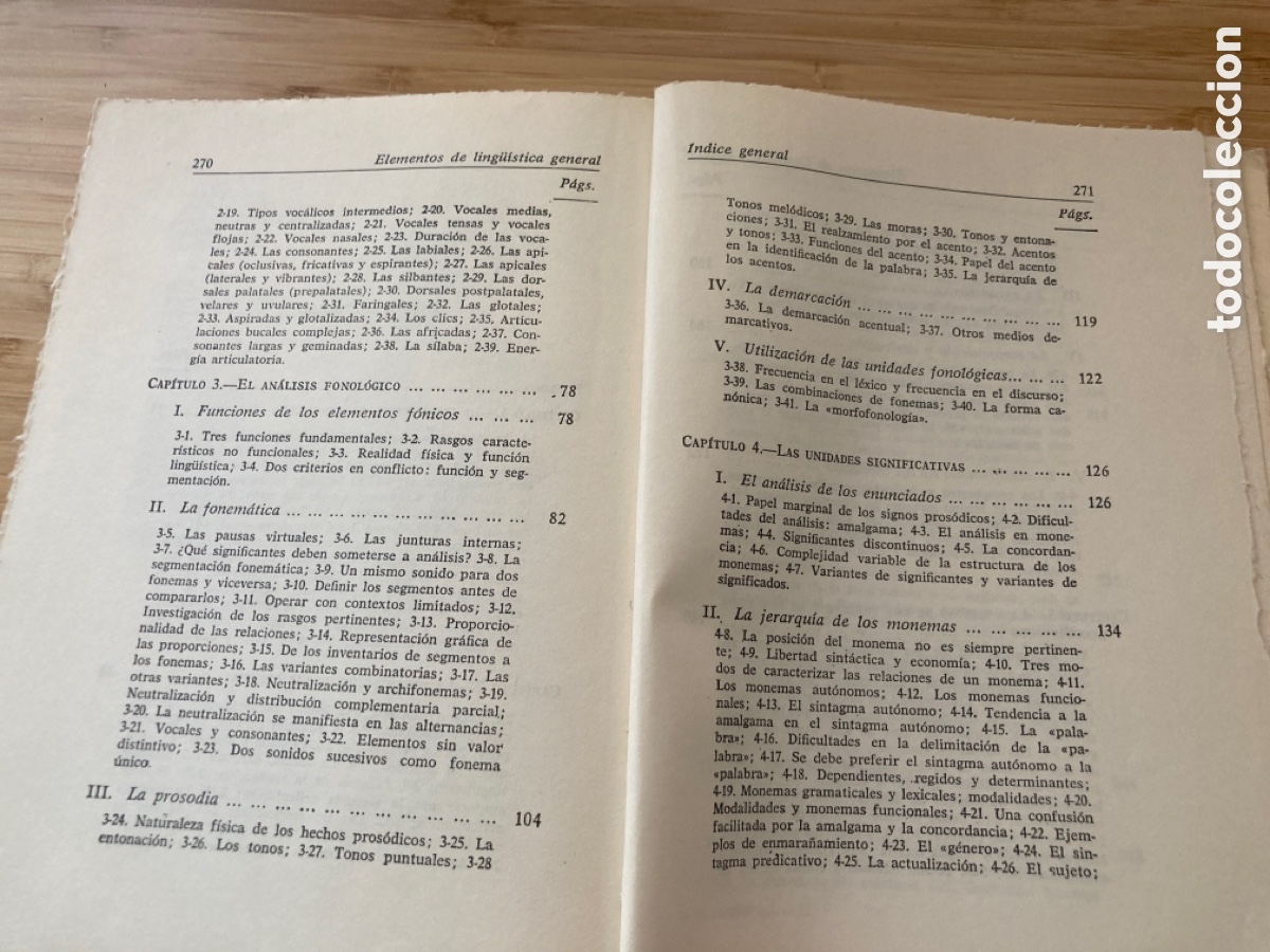 Libros de segunda mano: Elementos de ling&uuml;&iacute;stica general. Andr&eacute; Martinet - Foto 5