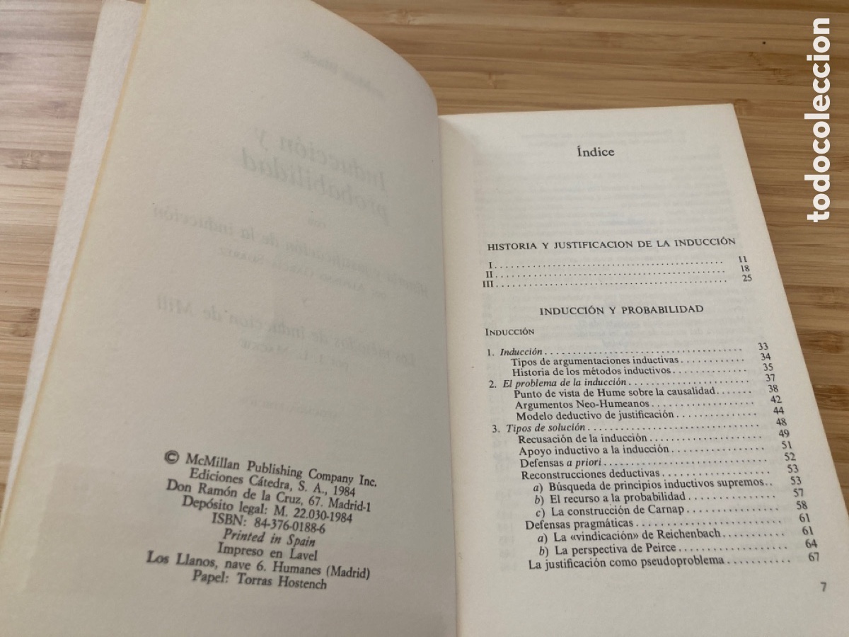 Libros de segunda mano: Inducci&oacute;n y probabilidad. Max Black - Foto 3