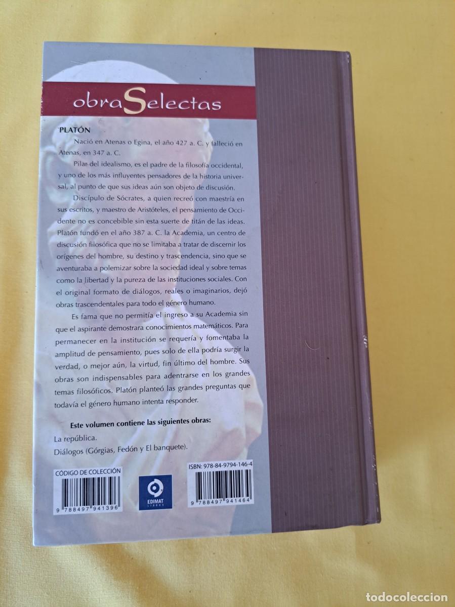 Libros de segunda mano: PLATON - OBRAS SELECTAS - EDICIONES EDIMAT 2012 - Foto 4