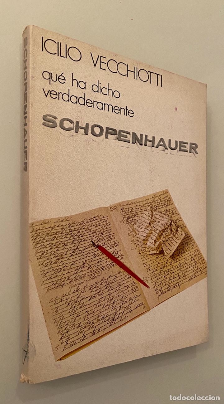 Libros de segunda mano: Qu&eacute; ha dicho verdaderamente Schopenhauer - VECCHIOTTI, Icilio - Foto 1