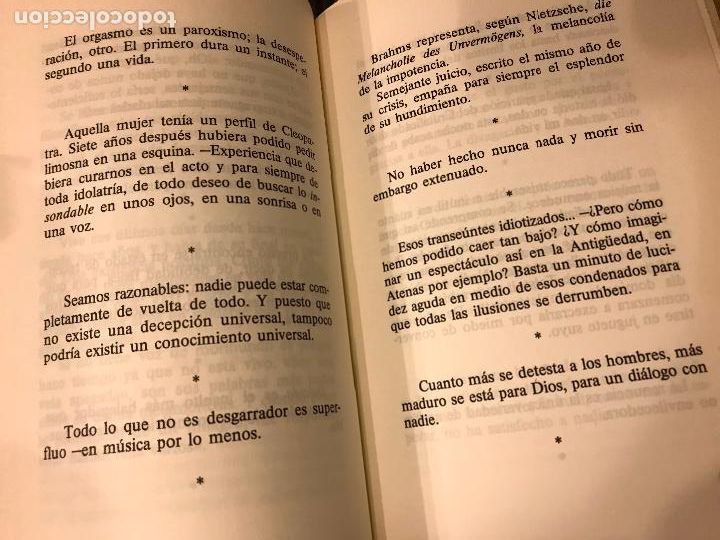 Libros de segunda mano: Ese maldito yo. E. M. Cioran. - Foto 3