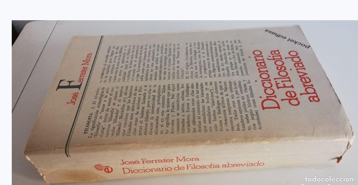 Libros de segunda mano: DICCIONARIO DE FILOSOFIA ABREVIADA