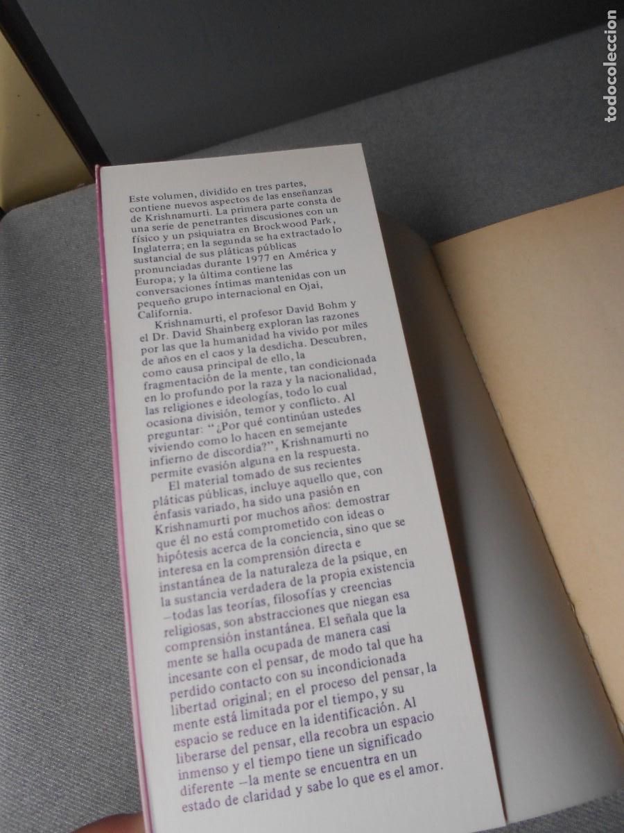 Libros de segunda mano: LA TOTALIDAD DE LA VIDA - Foto 2