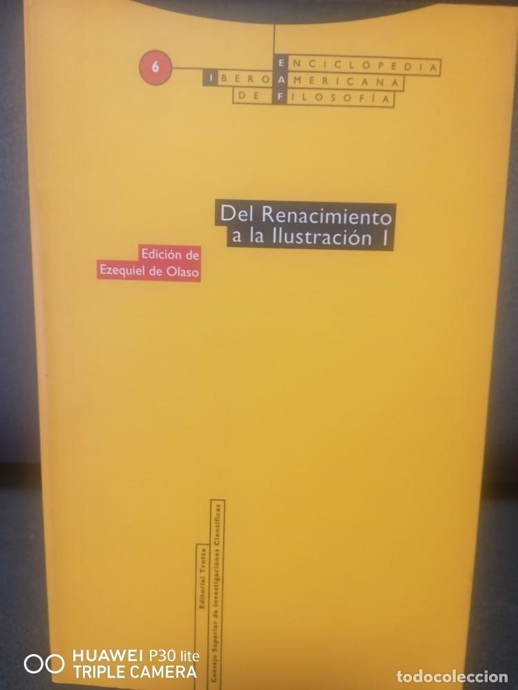 Libros de segunda mano: DEL RENACIMIENTO A LA ILUSTRACION I TROTTA HISTORIA DE LA FILOSOFIA