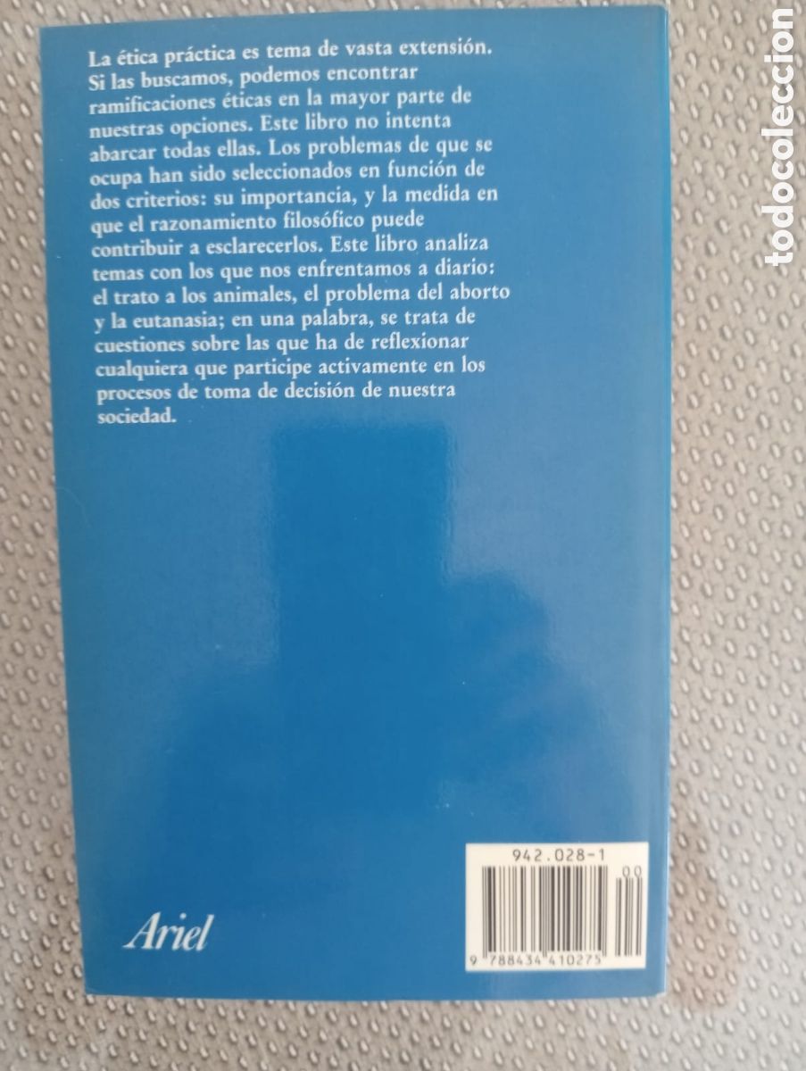 Libros de segunda mano: &Eacute;tica pr&aacute;ctica / Peter Singer - Foto 3