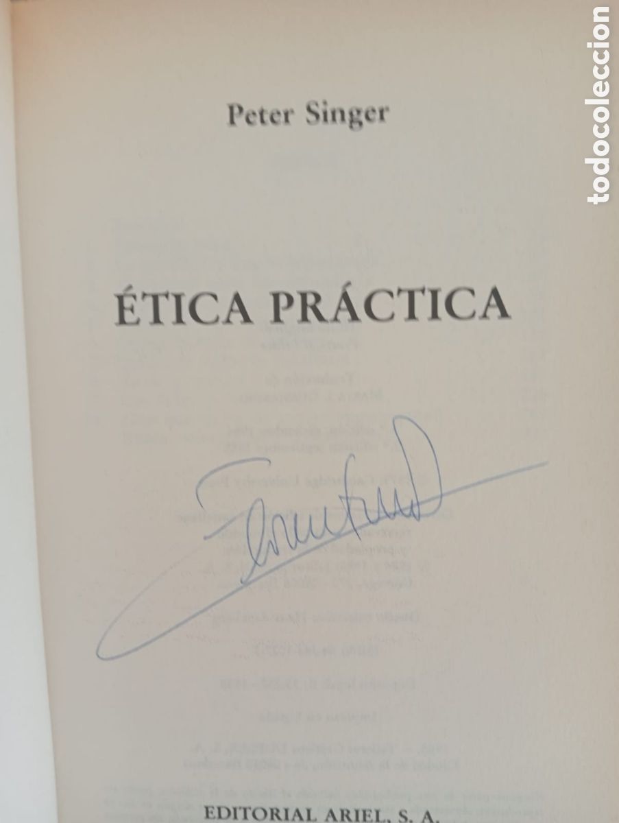 Libros de segunda mano: &Eacute;tica pr&aacute;ctica / Peter Singer - Foto 2