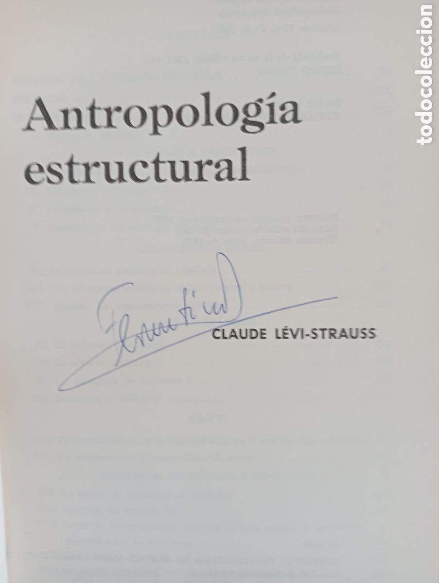 Libros de segunda mano: Antropolog&iacute;a estructural / Claude L&Eacute;VI-STRAUSS - Foto 2