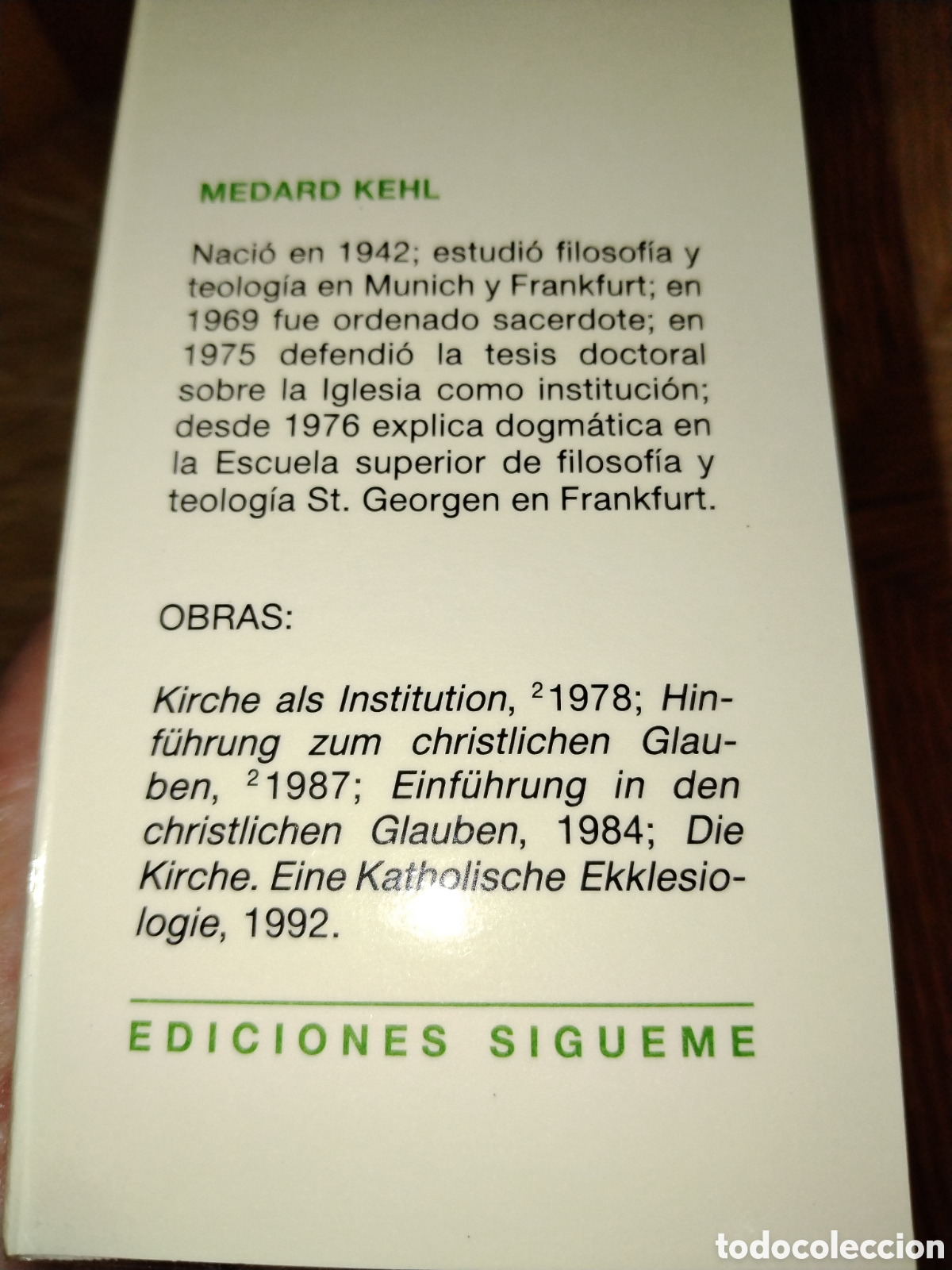 Libros de segunda mano: Escatolog&iacute;a. Medard Kehl - Foto 2