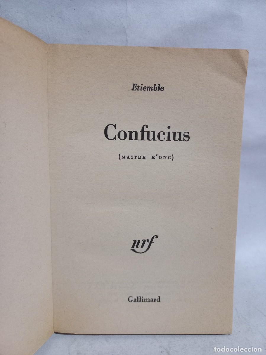 Libros de segunda mano: Etiemble - Confucius - 1966 - Foto 3