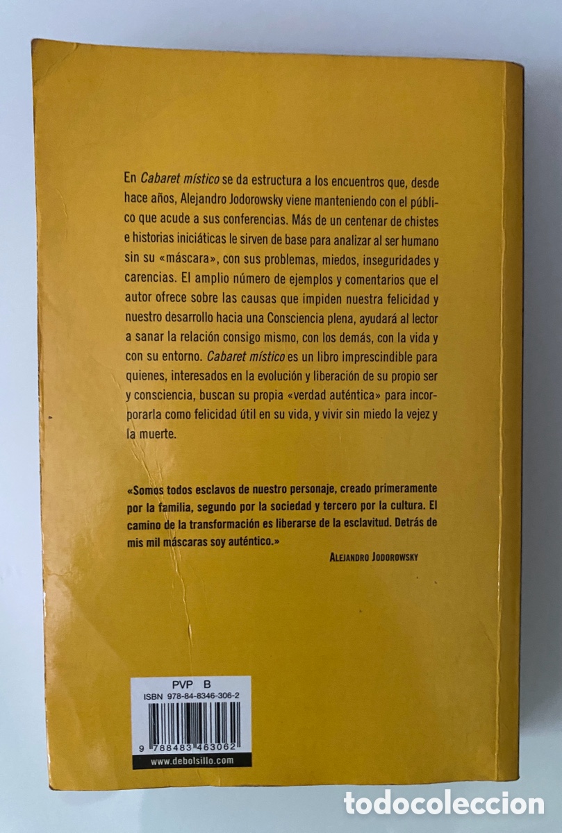Libros de segunda mano: Cabaret m&iacute;stico - JODOROWSKY, Alejandro - Foto 2