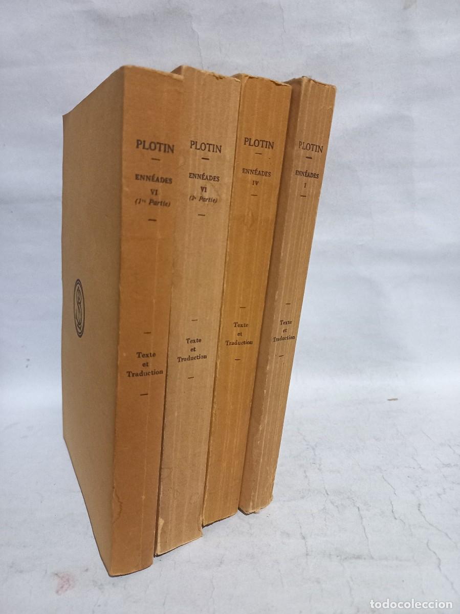 Libros de segunda mano: Plotin - Enn&eacute;ades, 4 Tomos - 1954, 1956 - Foto 2