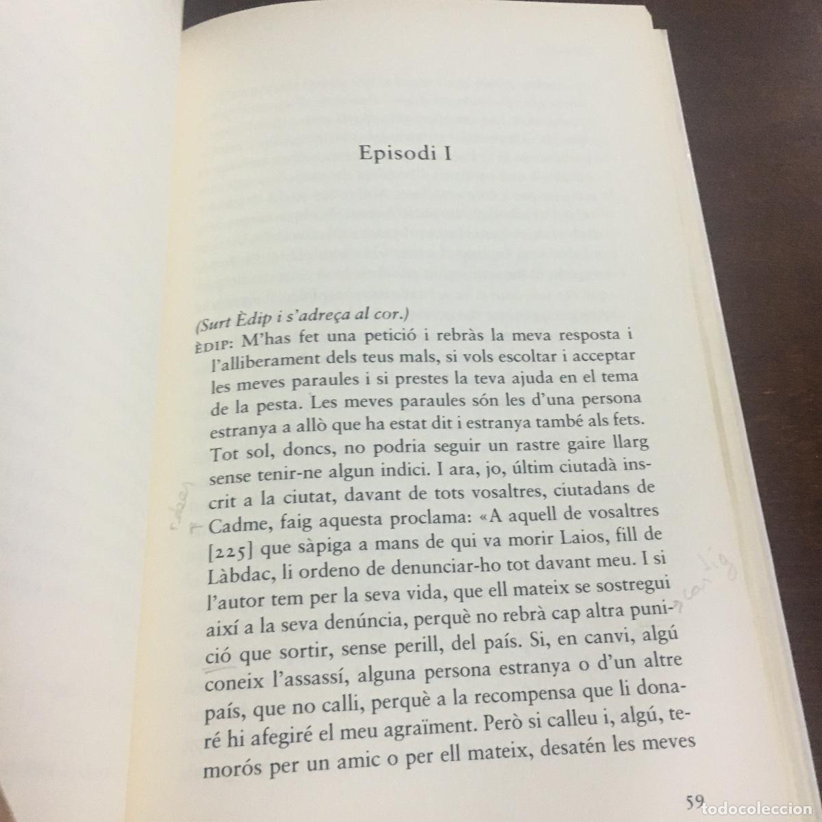 Libros de segunda mano: &Egrave;DIP REI (S&Ograve;FOCLES) REF: 743 - Foto 3