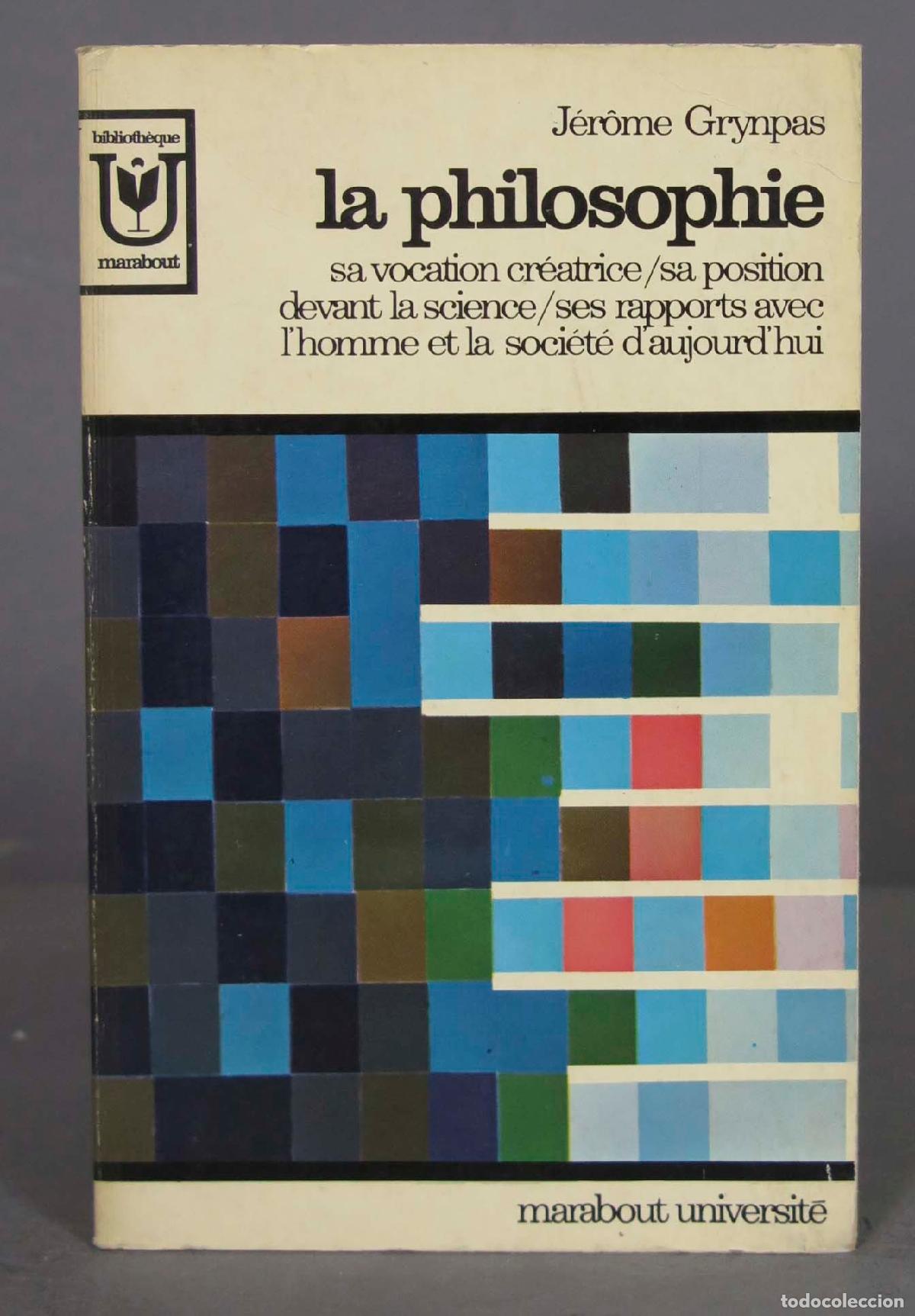 Libros de segunda mano: La philosophie. GRYNPAS - Foto 1