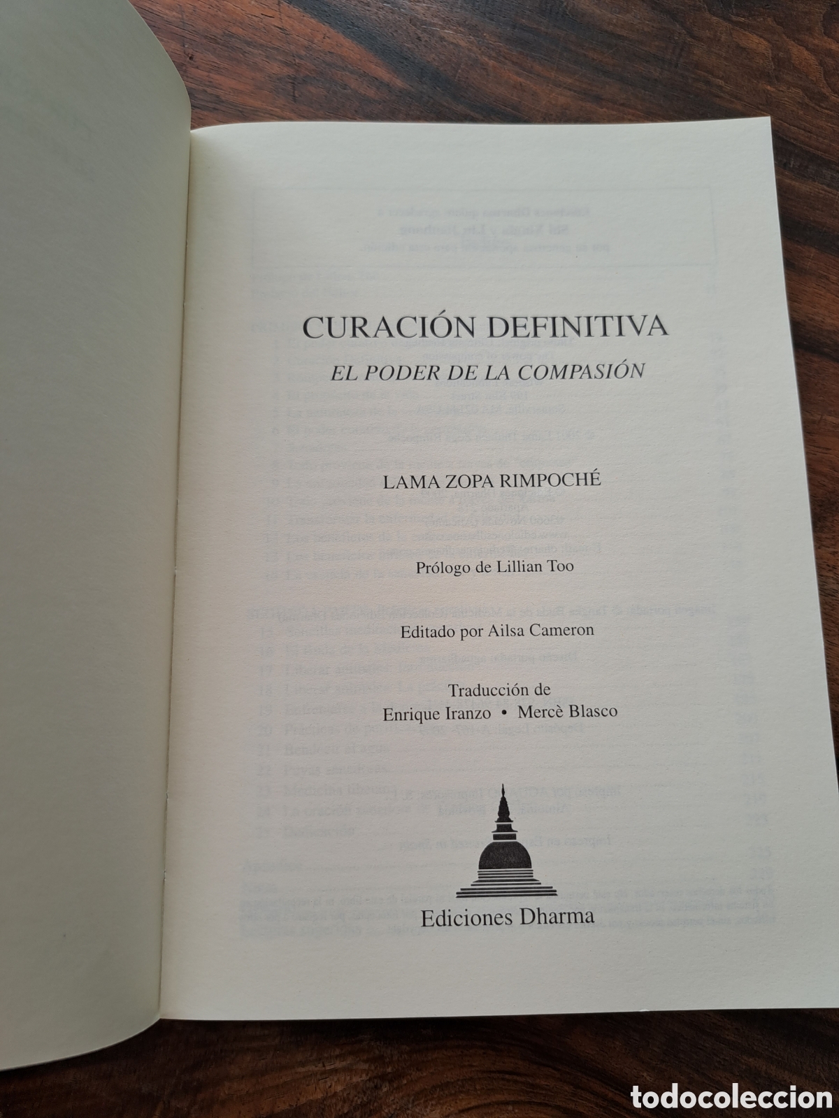Libros de segunda mano: Curacion definitiva. El poder de la compasi&oacute;n pasi&oacute;n. Lama Zopa Rimponch&eacute; - Foto 2