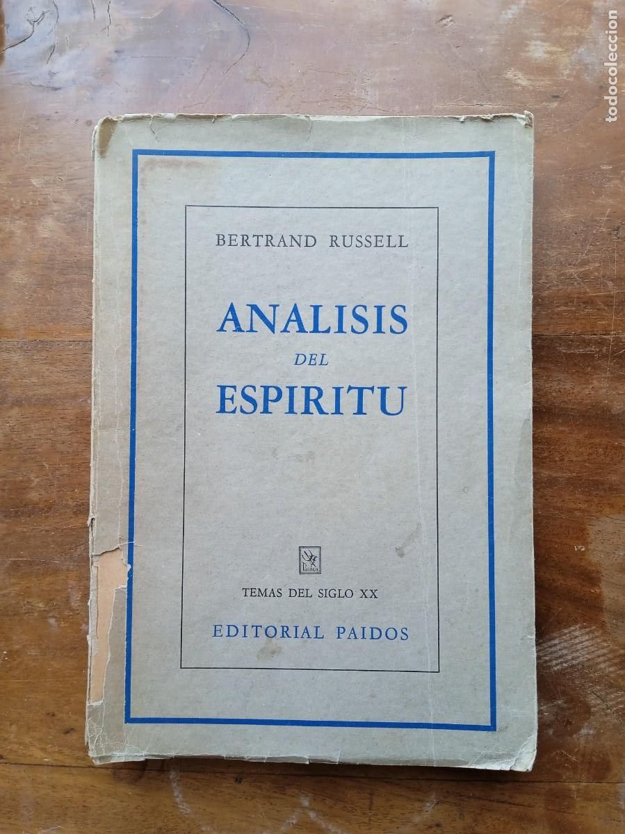 Libros de segunda mano: Bertrand Russell An&aacute;lisis del esp&iacute;ritu - Foto 1