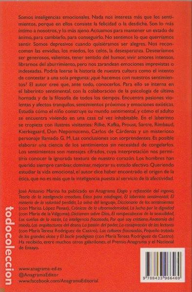 Libros de segunda mano: El laberinto sentimental / Jos&eacute; Antonio Marina - Foto 2