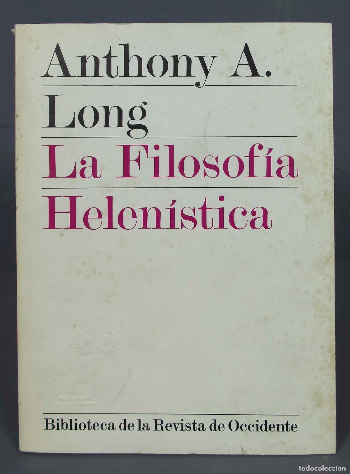 Libros de segunda mano: La filosof&iacute;a helen&iacute;stica. Long - Foto 1