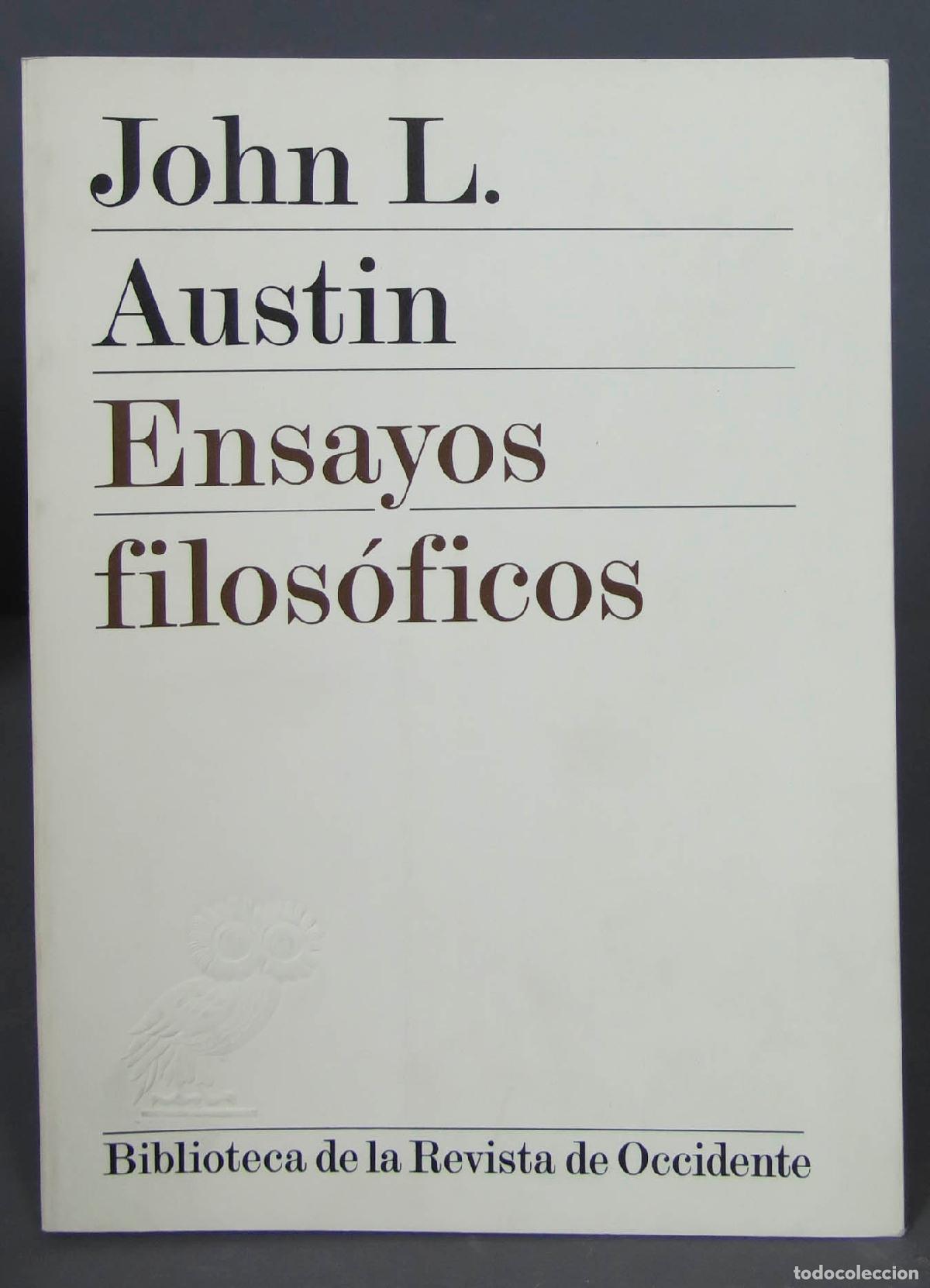 Libros de segunda mano: ENSAYOS FILOS&Oacute;FICOS. AUSTIN - Foto 1