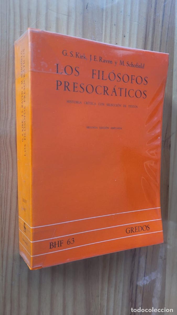 Los Filósofos Presocráticos - G. S. Kirk, J. E. - Compra Venta En ...