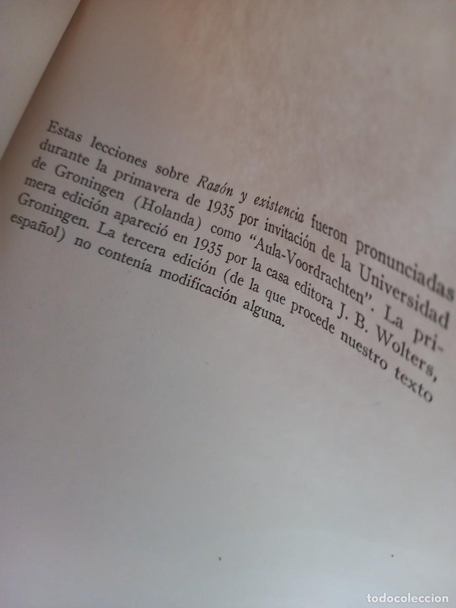 Libros de segunda mano: RAZ&Oacute;N Y EXISTENCIA - KARL JASPERS - EDITORIAL NOVA- INTONSO - Foto 6