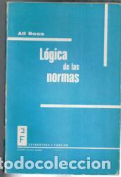 Libros de segunda mano: L&oacute;gica de las normas, Alf Ross - Foto 1