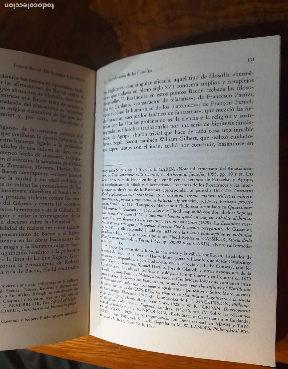 Libros de segunda mano: Francis Bacon, De la Magia a la Ciencia - Foto 3
