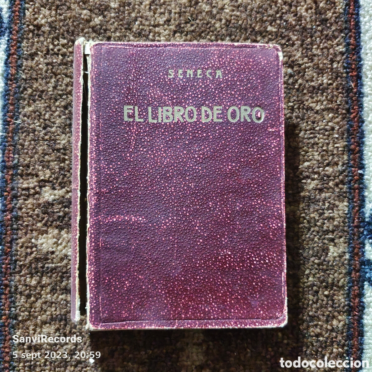 Libros de segunda mano: EL LIBRO DE ORO (SENECA) (EDICIONES IB&Eacute;RICAS) - Foto 1