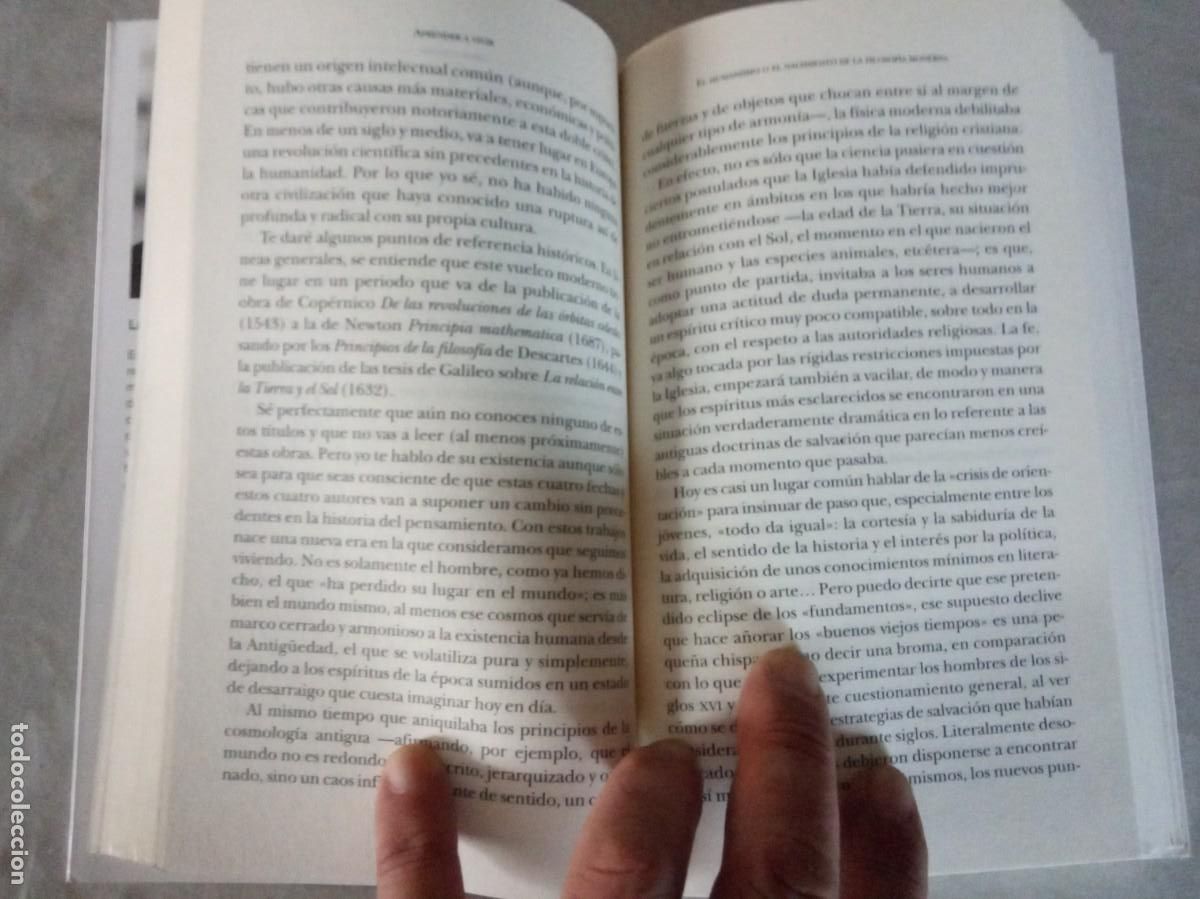 Libros de segunda mano: Aprender a vivir. -Luc Ferry. - Foto 3