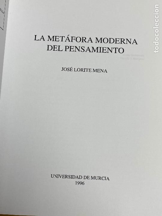 Libros de segunda mano: La met&aacute;fora moderna del pensamiento - Foto 4