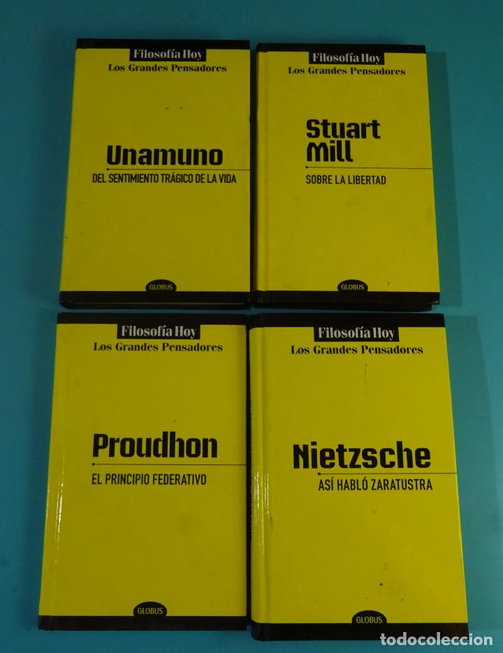 Libros de segunda mano: UNAMUNO / STUART MILL / PROUDHON / NIETZSCHE. GRANDES PENSADORES. FILOSOF&Iacute;A HOY. GLOBUS