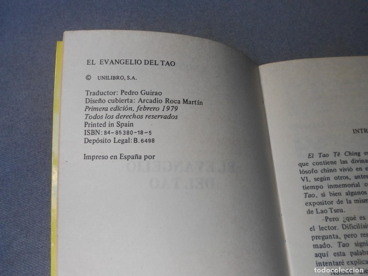 Libros de segunda mano: EL EVANGELIO DEL TAO - Foto 4