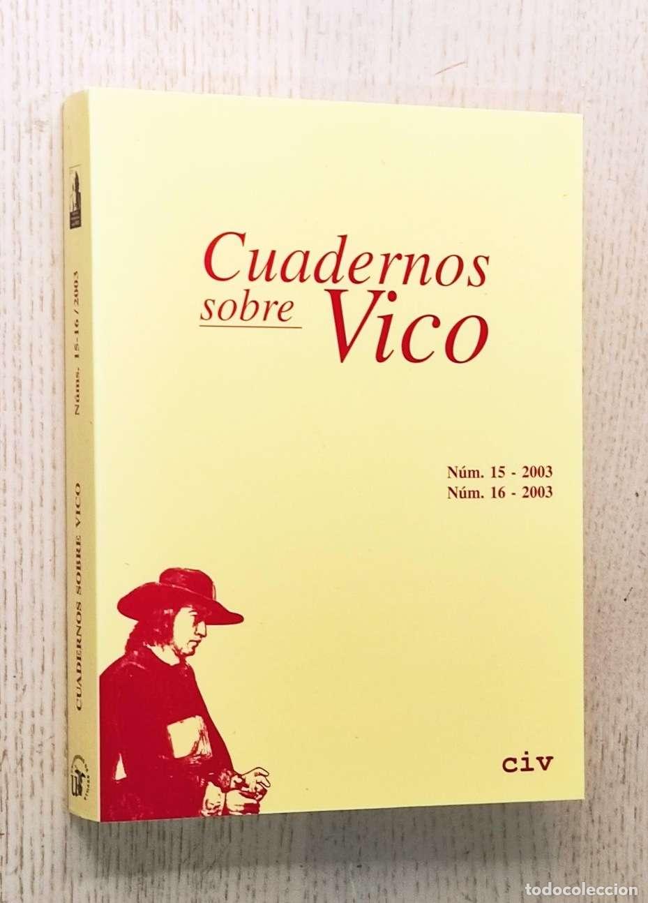 Libros de segunda mano: CUADERNOS SOBRE VICO, n&ordm; 15-16 - V.V.A.A. - Foto 1