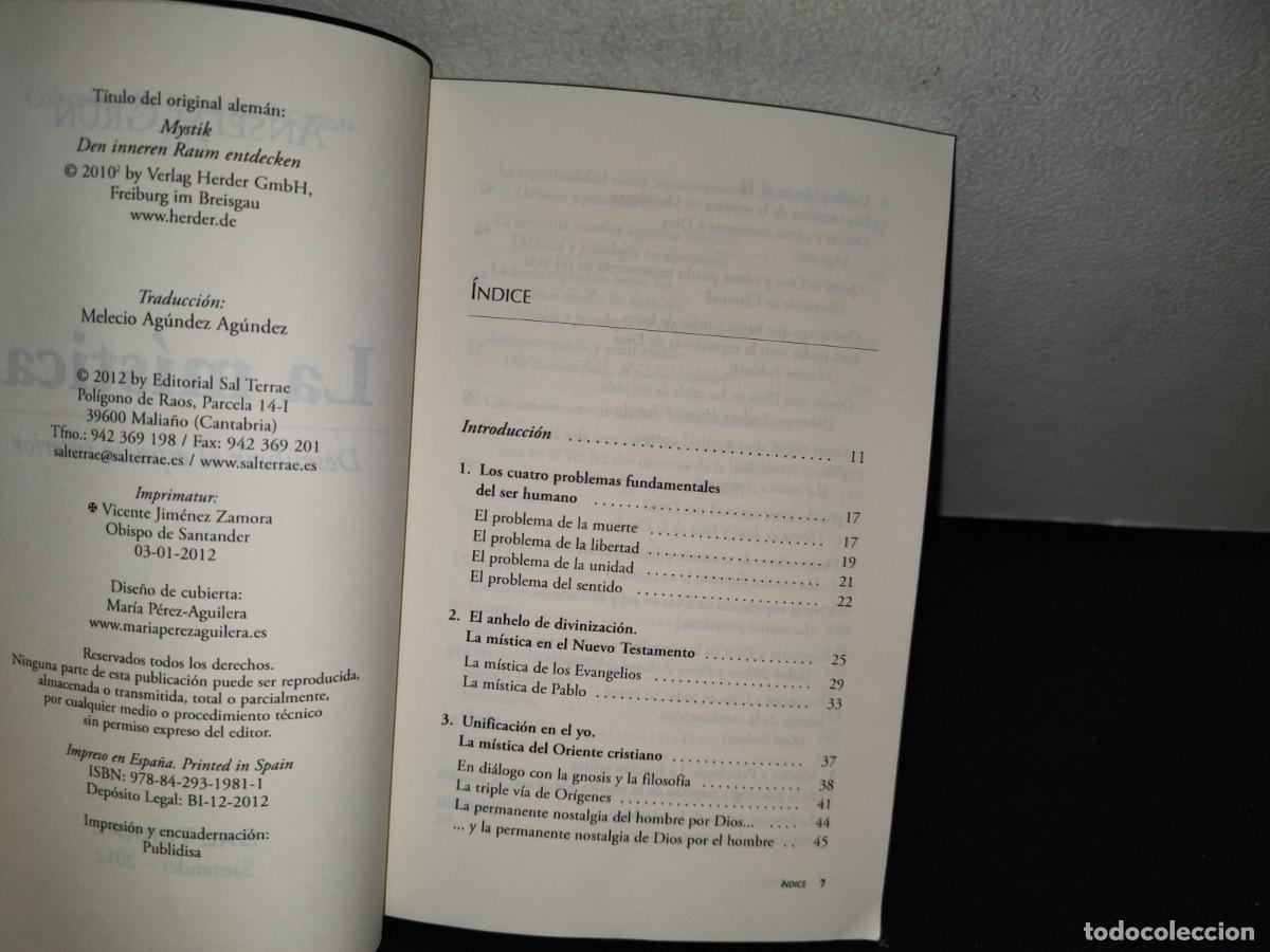 Libros de segunda mano: 76- LA M&Iacute;STICA. DESCUBRIR EL ESPACIO INTERIOR - ANSELM GR&Uuml;N - Foto 5