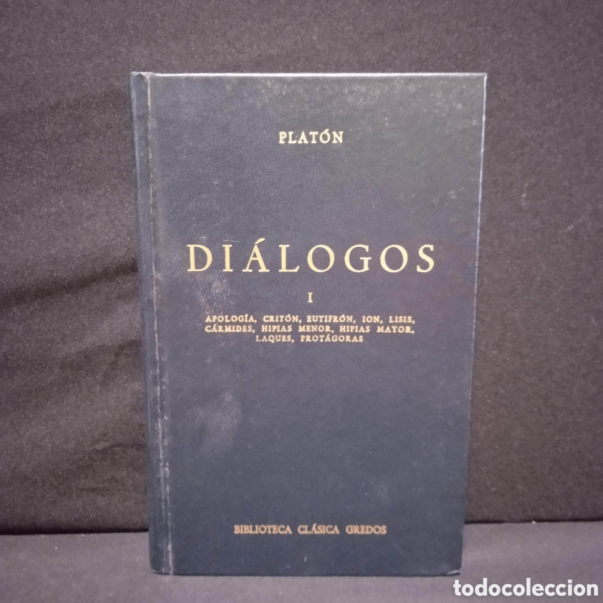 Libros de segunda mano: DI&Aacute;LOGOS I - PLAT&Oacute;N - BIB CL&Aacute;SICA GREDOS 37 1982 *SUBRAYADOS*