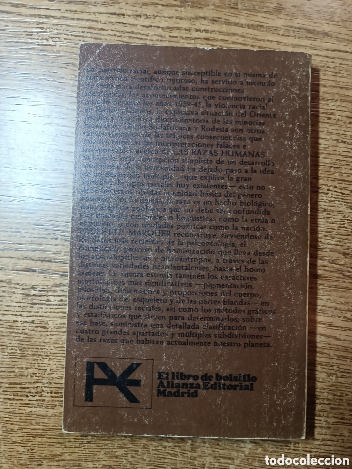 Libros de segunda mano: Las razas humanas Marquer, Paulette alianza 1969 - Foto 3