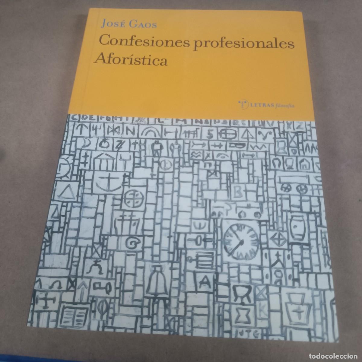 Libros de segunda mano: CONFESIONES PROFESIONALES AFOR&Iacute;STICA REF 1819 - Foto 1