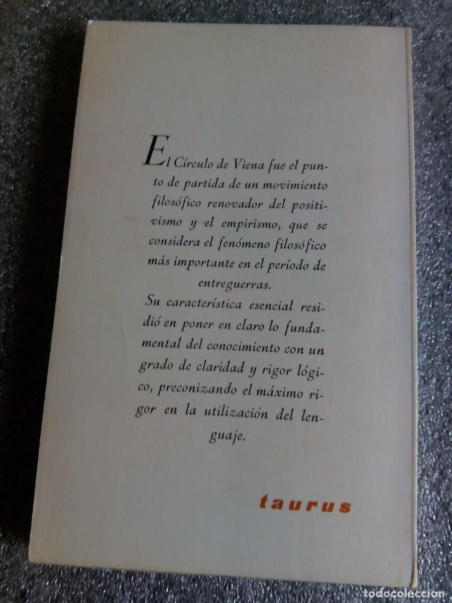 Libros de segunda mano: EL C&Iacute;RCULO DE VIENA / VICTOR KRAFT - Foto 2