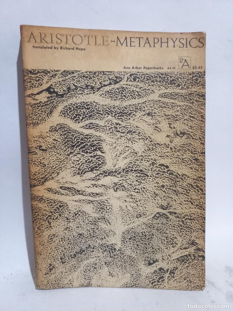 Libros de segunda mano: Richard Hope - Aristotle Metaphysics - 1960 - Foto 1