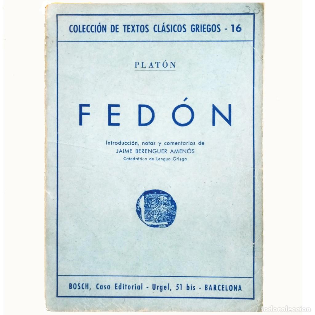 Libros de segunda mano: FED&Oacute;N. Plat&oacute;n - Foto 1