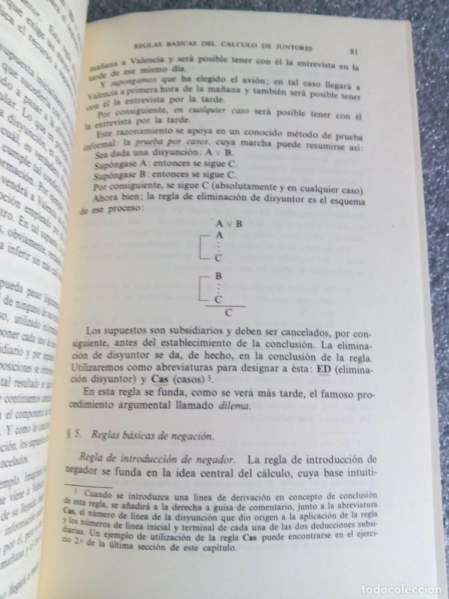 Libros de segunda mano: L&Oacute;GICA SIMB&Oacute;LICA / MANUEL GARRIDO - Foto 6