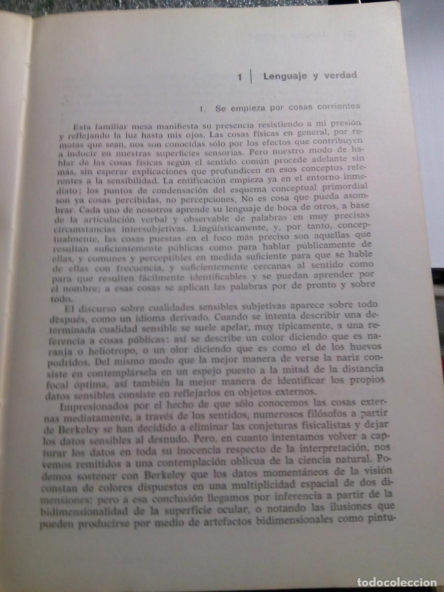 Libros de segunda mano: PALABRA Y OBJETO / W. V. ORMAN QUINE - Foto 7