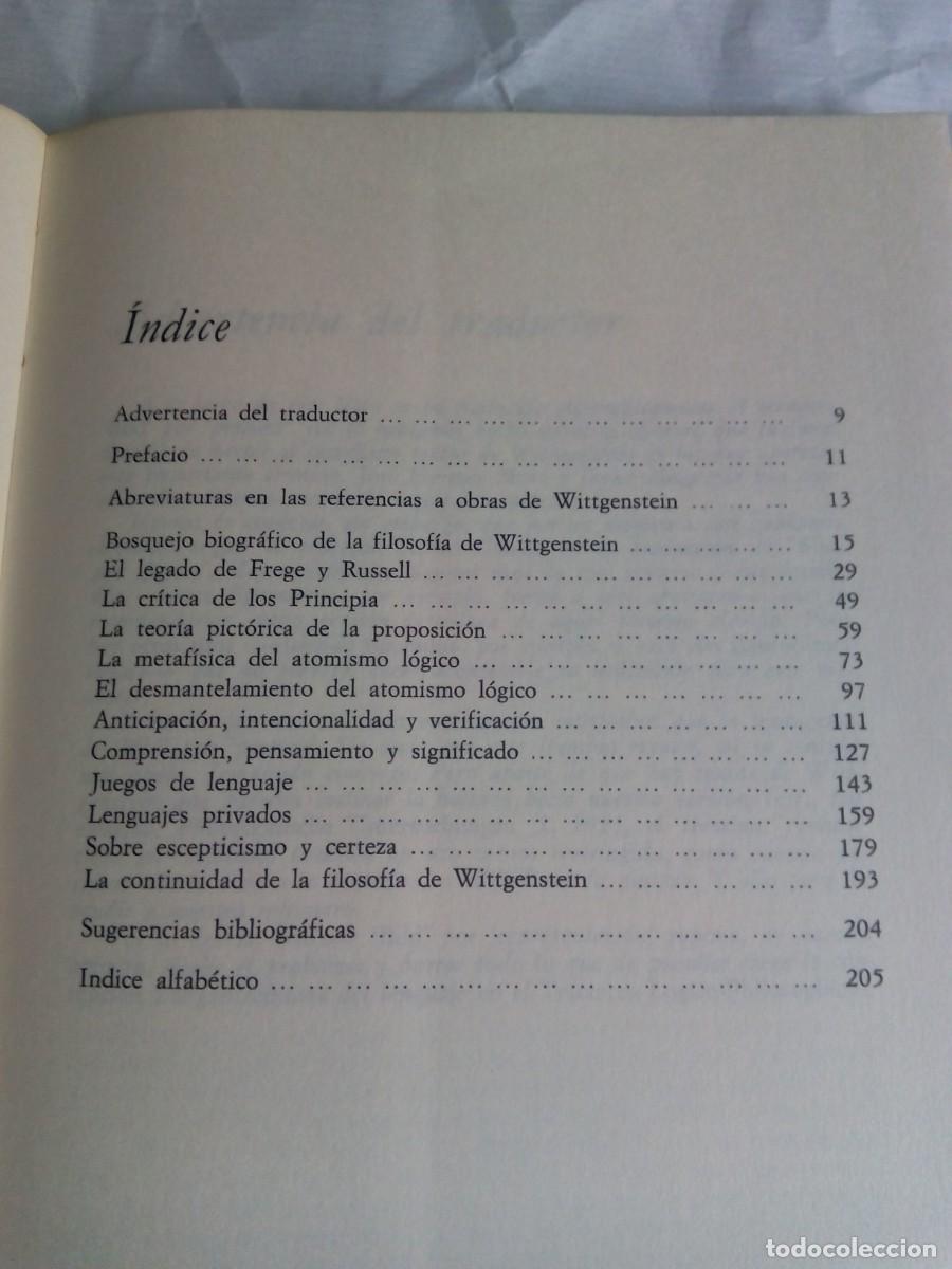 Libros de segunda mano: WITTGENSTEIN / ANTHONY KENNY - Foto 4
