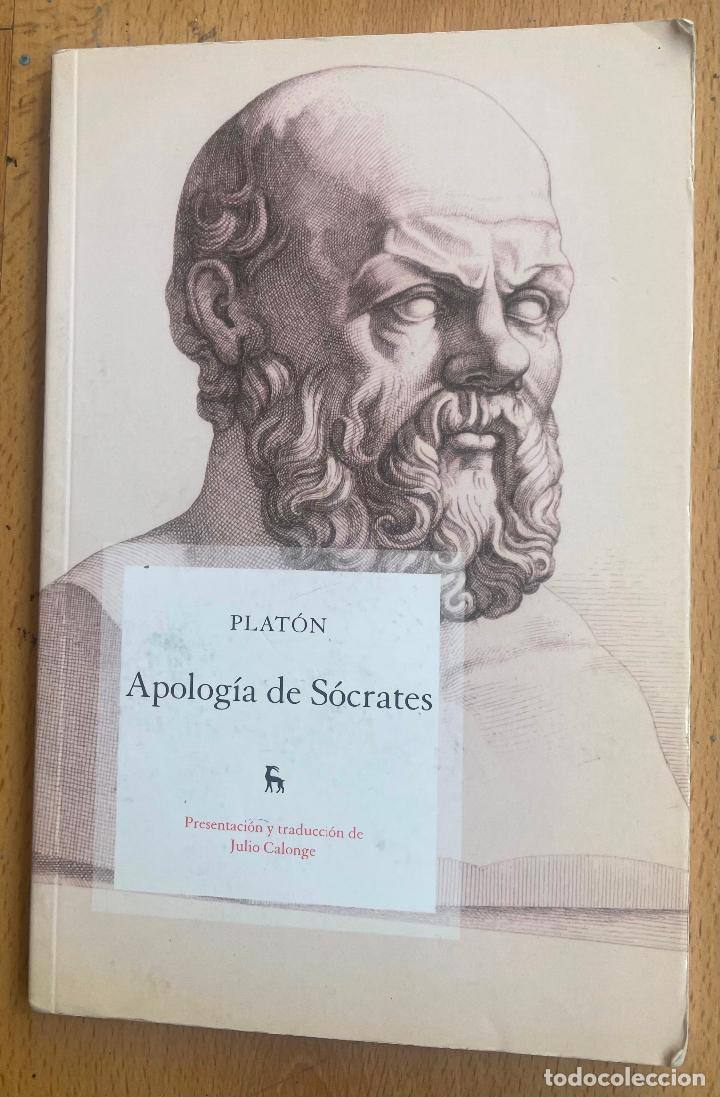 Libros de segunda mano: APOLOGIA DE SOCRATES, Platon - Foto 1