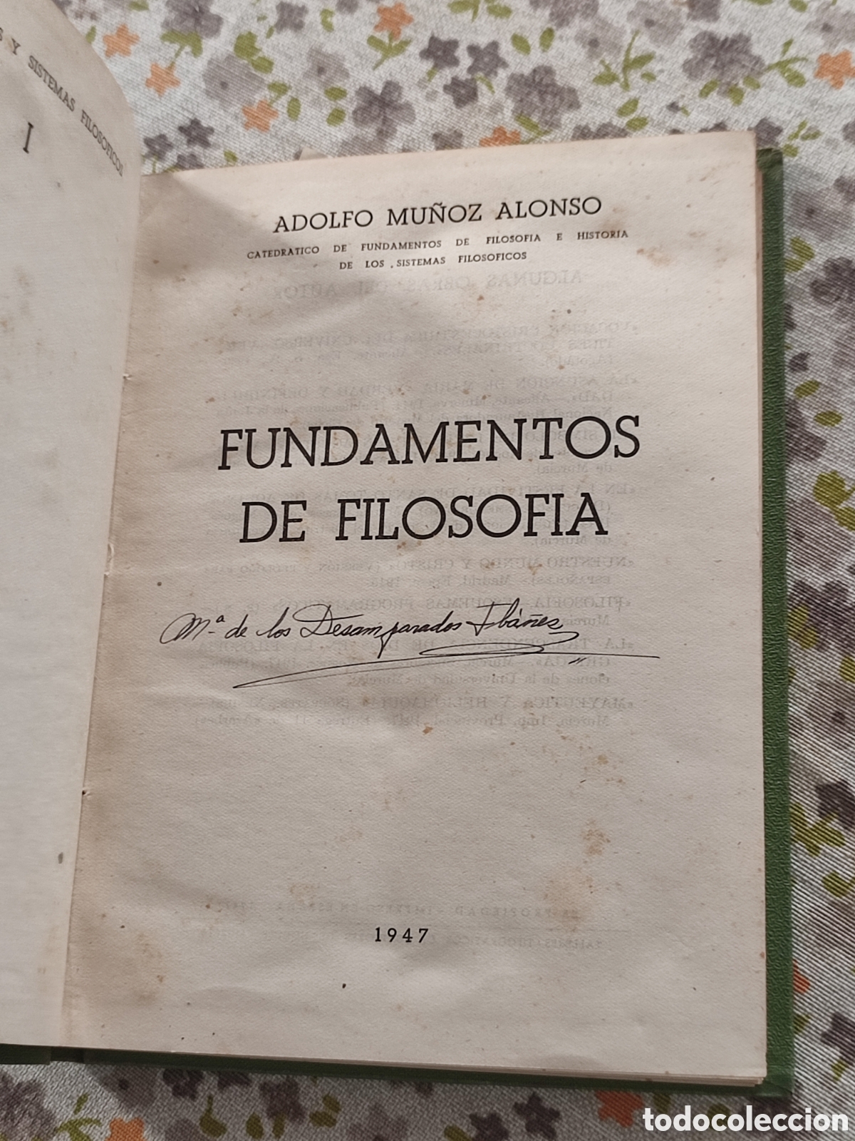 Libros de segunda mano: Fundamentos de Filosof&iacute;a Mu&ntilde;oz Alonso - Foto 3